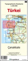 Canakkale - Topographische Reisekarte 1:250.000 Türkei (Blatt 3) -  - 9783931099565