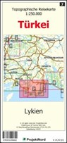 Lykien - Topographische Reisekarte 1:250.000 Türkei (Blatt 7) -  - 9783931099602