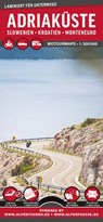 MoTourMaps Adriaküste Slowenien . Kroatien . Montenegro Auto- und Motorradkarte 1:300.000 -  - 9783939997733