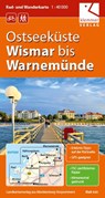 Rad- und Wanderkarte Ostseeküste Wismar bis Warnemünde 1 : 40 000 -  - 9783940175144