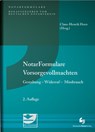 Notarformulare Vorsorgevollmachten - Claus-Henrik Horn - 9783956462641