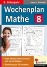 Wochenplan Mathe / Klasse 8 - Hans-J. Schmidt - 9783956866425