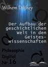 Der Aufbau der geschichtlichen Welt in den Geisteswissenschaften - Wilhelm Dilthey - 9783961189762