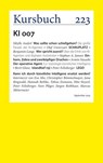 Kursbuch 223 -  - 9783961963775