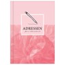 Adressbuch mit Geburtstagskalender | Kontaktbuch in DIN A5| Telefonregister & Adressbuch mit Telefonnummer, Adresse, E-Mail | Telefonbuch rosa - Lisa Wirth - 9783966982436