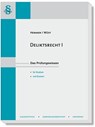 Deliktsrecht I - Karl-Edmund Hemmer ; Achim Wüst ; Clemens D'Alquen - 9783968383149