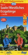 ADFC-Radtourenkarte 13 Saale /Westliches Erzgebirge 1:150.000, reiß- und wetterfest, E-Bike geeignet, GPS-Tracks Download -  - 9783969900772