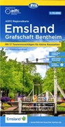 ADFC-Regionalkarte Emsland Grafschaft Bentheim, 1:75.000, mit Tagestourenvorschlägen, reiß- und wetterfest, E-Bike-geeignet, mit Knotenpunkten, GPS-Tracks Download -  - 9783969901083