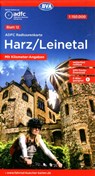 ADFC-Radtourenkarte 12 Harz /Leinetal 1:150.000, reiß- und wetterfest, E-Bike geeignet, GPS-Tracks Download, mit Bett+Bike Symbolen, mit Kilometer-Angaben -  - 9783969901274
