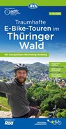 ADFC-Regionalkarte Traumhafte E-Bike-Touren im Thüringer Wald, 1:75.000, mit Tagestourenvorschlägen, reiß- und wetterfest, GPS-Tracks-Download -  - 9783969901656