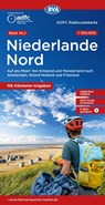 ADFC-Radtourenkarte NL 1 Niederlande Nord 1:150.000, reiß- und wetterfest, E-Bike geeignet, GPS-Tracks Download, mit Knotenpunkten, mit Bett+Bike Symbolen, mit Kilometer-Angaben -  - 9783969902295