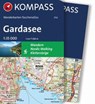 KOMPASS Wanderkarten-Taschenatlas Gardasee 1:35.000 - KOMPASS-Karten GmbH - 9783990441640