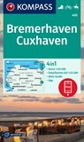 KOMPASS Wanderkarte 400 Bremerhaven-Cuxhaven 1:50.000 -  - 9783991215028