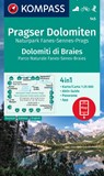 KOMPASS Wanderkarte 145 Pragser Dolomiten, Naturpark Fanes-Sennes-Prags, Dolomiti di Braies, Parco Naturale Fanes-Senes-Braies 1:25.000 -  - 9783991215899
