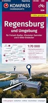KOMPASS Fahrradkarte 3330 Regensburg und Umgebung 1:70.000 -  - 9783991542018