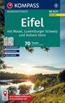 KOMPASS Wanderführer Eifel mit Mosel, Luxemburger Schweiz und Hohem Venn, 70 Touren mit Extra-Tourenkarte - Hans-Ulrich Stetter - 9783991542056