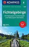 KOMPASS Wanderführer Fichtelgebirge mit Naturpark Frankenwald und Naturpark Steinwald, 55Touren mit Extra-Tourenkarte - Walter Theil - 9783991542155