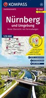 KOMPASS Fahrradkarte 3343 Nürnberg und Umgebung 1:70.000 -  - 9783991543459