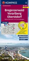 KOMPASS Fahrradkarte 3357 Bregenzerwald, Vorarlberg, Oberstdorf 1:70.000 -  - 9783991543497