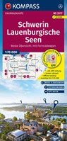 KOMPASS Fahrradkarte 3317 Schwerin, Lauenburgische Seen 1:70.000 -  - 9783991543947