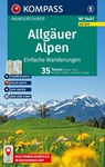 KOMPASS Wanderführer Allgäuer Alpen, einfache Wanderungen, 35 Touren mit Extra-Tourenkarte - Walter Theil ; Brigitte Schäfer ; Michael Sänger - 9783991544425