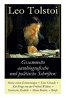 Gesammelte autobiografische und politische Schriften - Count Leo Nikolayevich Tolstoy - 9788027317028