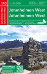 Jotunheimen West, Wander - Radkarte 1 : 50 000 -  - 9788074454264