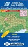 Tabacco Wandern 1 : 25 000 Lana Etschtal -  - 9788883150678