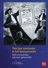 Tien jaar conclusies in het bestuursrecht - Dorien Brugman ; Tijn Kortmann - 9789012408288