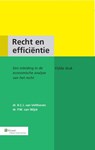 Recht en efficientie - B.C.J. van Velthoven ; P.W. van Wijck - 9789013111194