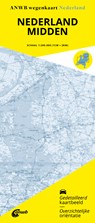 Wegenkaart Nederland Midden -  - 9789018055479