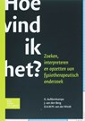 Hoe vind ik het? - G. Aufdemkampe ; J. van den Berg ; D.A.W.M. van der Windt - 9789031348589