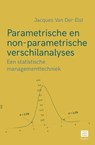 Parametrische en non-parametrische verschilanalyses - Jacques Van Der Elst - 9789046610992