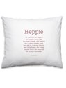 Heppie, gedicht op kussensloop -  - 9789059300446