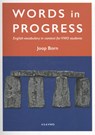 Words in progress - Joop Born - 9789059972315