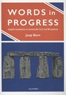 Words in progress - Joop Born - 9789059972322