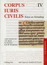 Corpus Iuris Civilis IV Digesten 25-34 - J.E. Spruit - 9789060119051