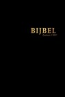 Bijbel (HSV) met Psalmen - zwart leer met goudsnee, rits en duimgrepen -  - 9789065394613
