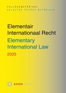 Elementair Internationaal Recht 2023 / Elementary International Law 2023 - Tarik Gherbaoui ; Frank Bakker - 9789067043717