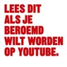 Lees dit als je beroemd wilt worden op youtube. - Will Eagle - 9789068687996