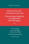 Persoonlijk-onpersoonlijks - Halle von Judith - 9789083275512