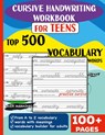 Cursive Handwriting Workbook for Teens - Sasha Daniel - 9789357012102