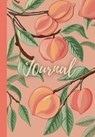 Notebook | Journal with digitally handmade Illustrated Hardcover | Peach - Sart By Sara Baptista - 9789403690438
