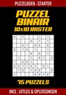 Puzzel Binair - Puzzelboek voor Starters - 75 Puzzels Incl. Uitleg en Oplossingen - 10x10 Raster - Puzzelboek Shop - 9789403752112