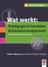 Beknopte uitgave wat werkt: pedagogisch handelen en klassenmanagement - Robert J. Marzano ; Jana S. Marzano ; Debra J. Pickering - 9789461181886