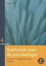 Statistiek voor de psychologie deel 4 - Jules E. Ellis - 9789462360150