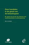 Over handelen in de geest van de belastingwet - Jan Gooijer - 9789462513723