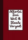Boek Cadeau Man / Boekcadeau Collega - Wachtwoordenboekje - "Allerlei Zooi Wat Ik Steeds Vergeet" - Boek Cadeau - 9789464651294