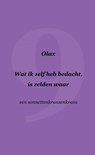 Wat ik zelf heb bedacht, is zelden waar - Olax . - 9789464809701
