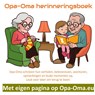 Opa - Oma Herinneringsboek - Cor De Graaf - 9789464855807